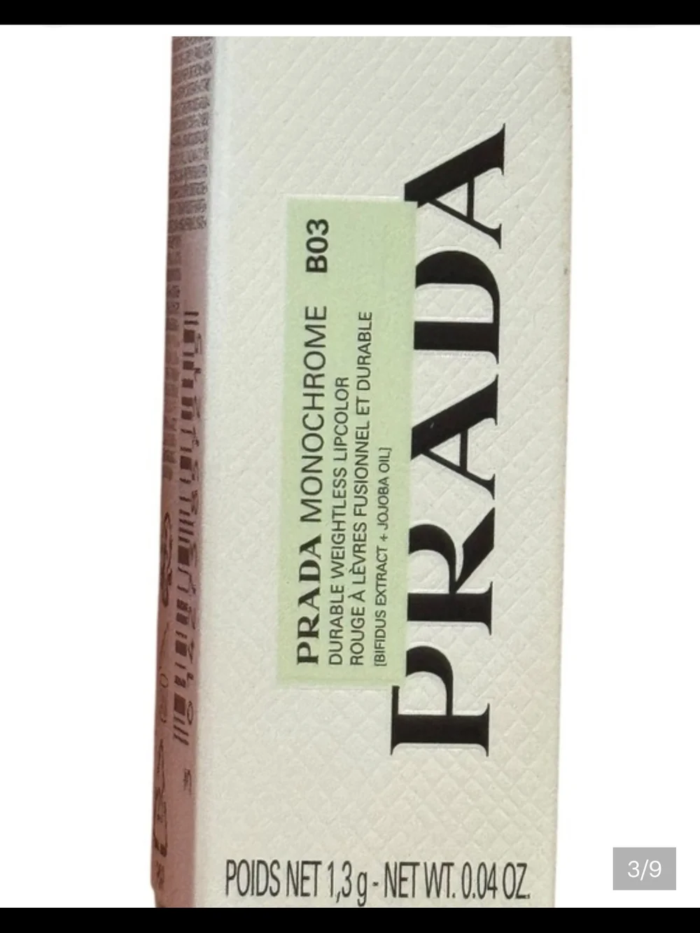 Prada Monochrome Hyper Matte Lipstick B03 Mahogany NIB✨FREE GIFT WITH EVERY BUY